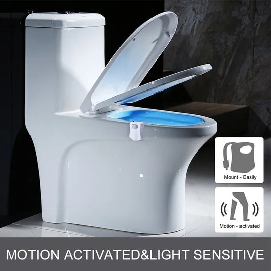 Smart Motion Sensor Toilet seat Night Light